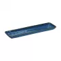ROSE&TULIPANI set van 4 rechthoekige dienbladen Concerto Blu Avio - marineblauw, 32 x 8 cm