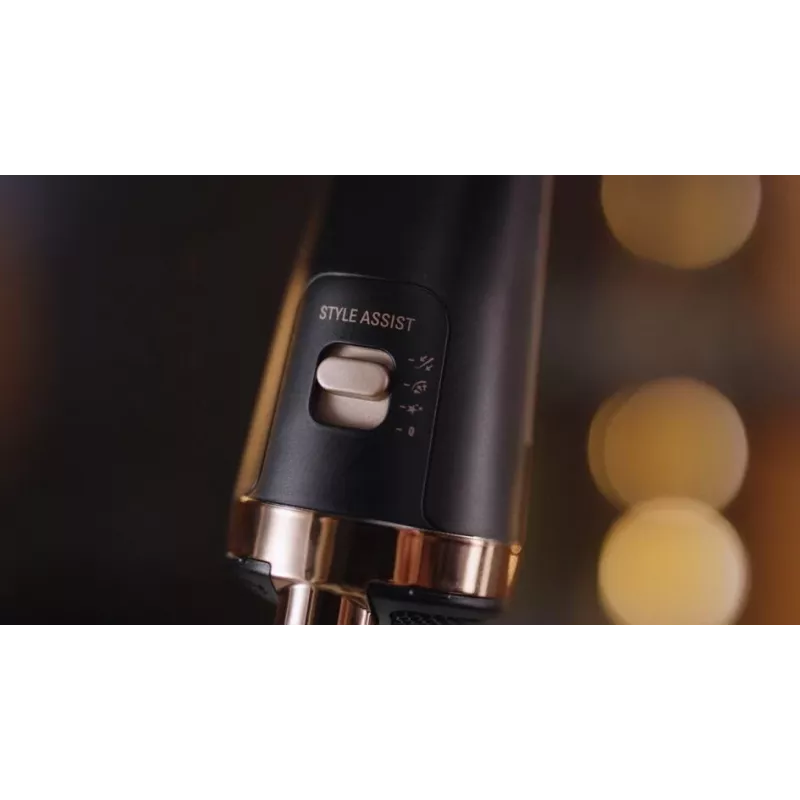 Rowenta Ultimate Experience CF9620 hetelucht-stylingborstel met ionenfunctie, 3 temperatuurstanden, zwart/roségoud
