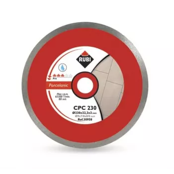 RUBI CPC Diamantdoorslijpschijf 250 x 25,4 mm PRO voor Fijnsteen