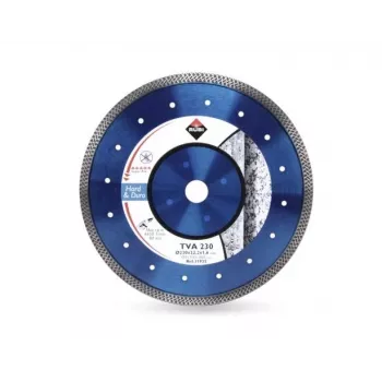 RUBI DIAMOND BLADE TVA 125 x 22.2mm SUPERPRO droogslijpschijf voor fijnsteen en graniet