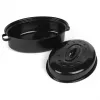 Russell Hobbs CW114911EU Vitreous Enamel 36cm zelfbasterende braadslee & deksel, zwart