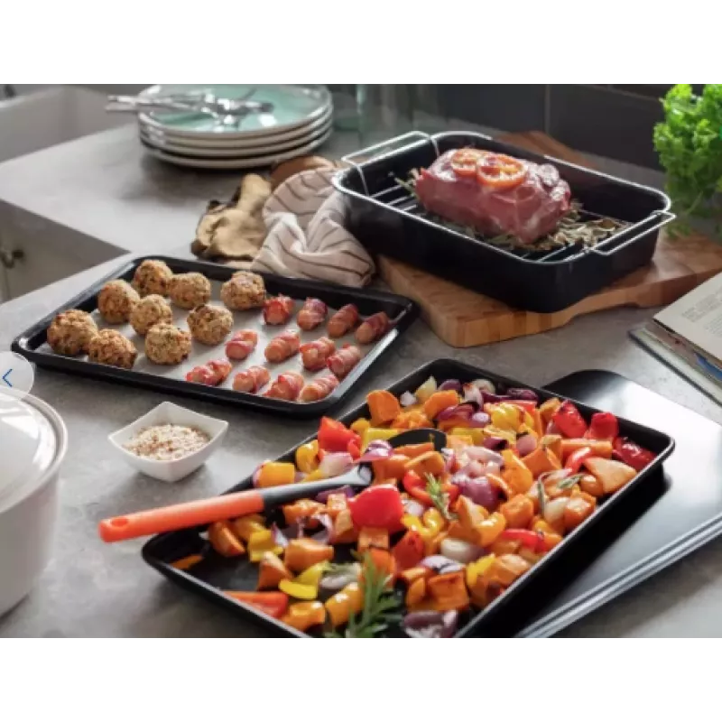 Russell Hobbs CW91612EU7 34cm geëmailleerde braadpan met rooster