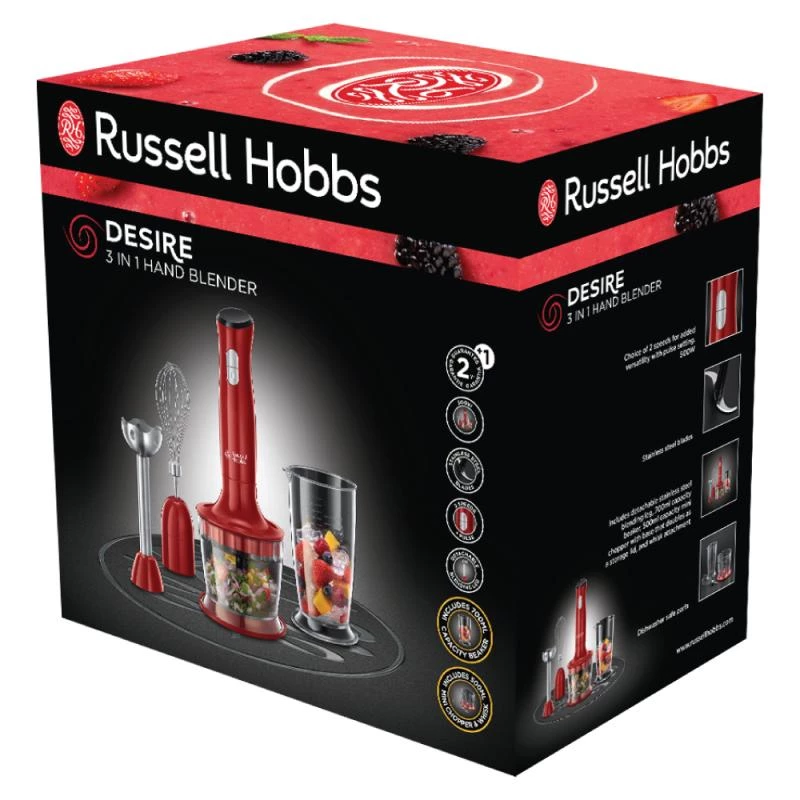 Russell Hobbs Desire 3-in-1 handblender rood 24700-56