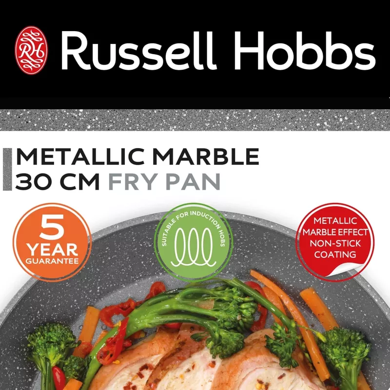 Russell Hobbs RH028011EU7 Metallic Marble koekenpan 30 cm