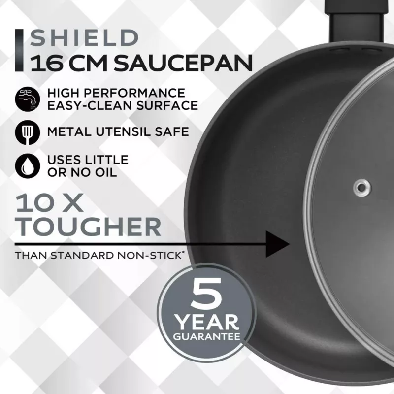 Russell Hobbs RH028391EU7 Shield 16cm antiaanbak kookpan