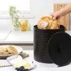 Russell Hobbs RH03269EU7 broodtrommel met ribbelpatroon, zwart