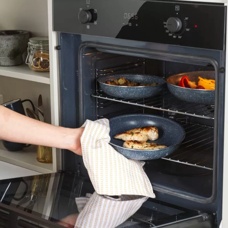 Russell Hobbs RH03293EU7 Nightfall Stone 4-delige Smart Clip pannenset