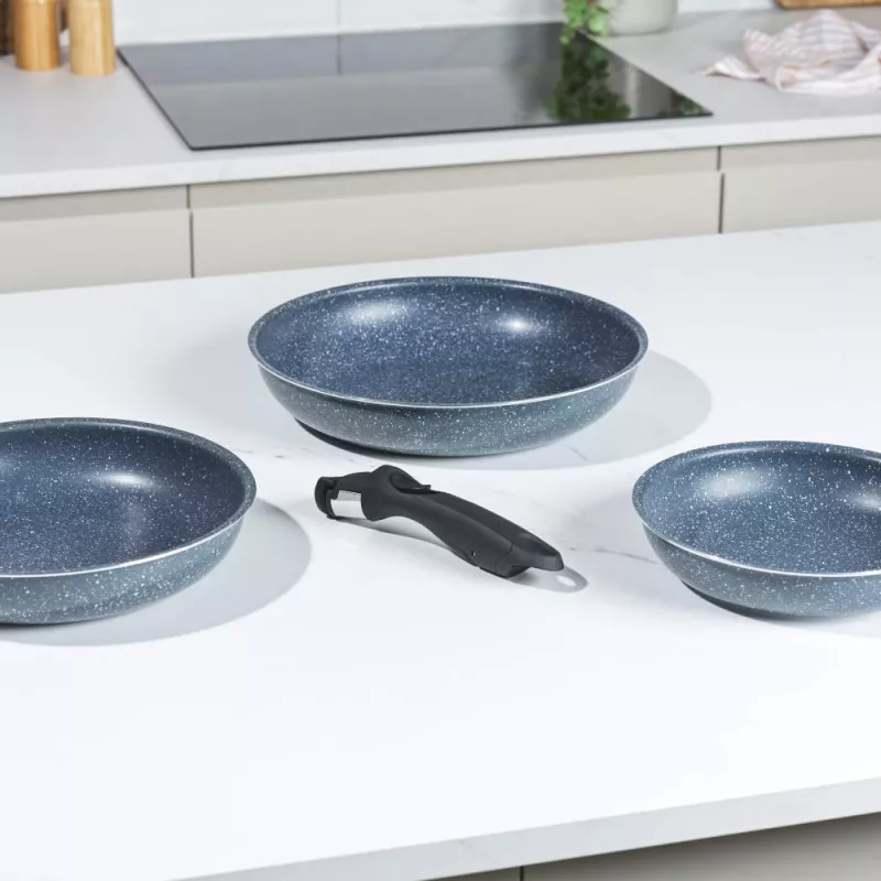 Russell Hobbs RH03293EU7 Nightfall Stone 4-delige Smart Clip pannenset