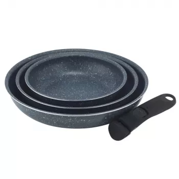 Russell Hobbs RH03293EU7 Nightfall Stone 4-delige Smart Clip pannenset