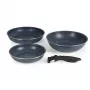 Russell Hobbs RH03296 Nightfall Stone 4-delige Smart Clip pannenset