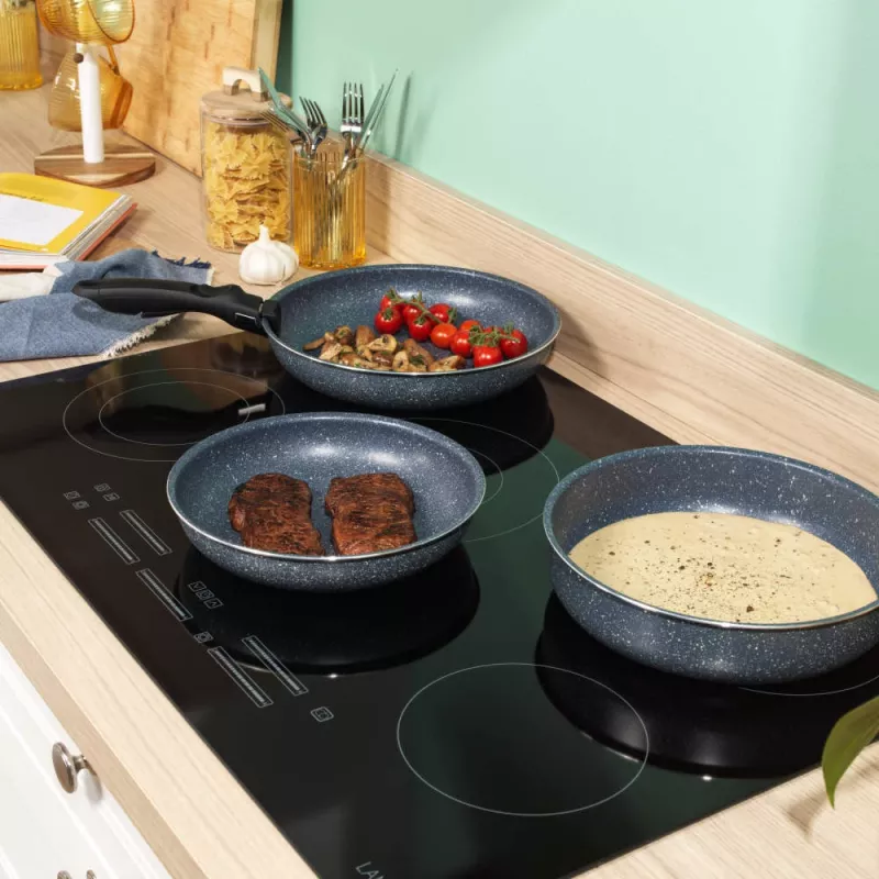 Russell Hobbs RH03297 Nightfall Stone 4-delige Smart Clip pannenset