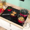 Russell Hobbs RH03821 Riviera 4-delige pannenset, rood