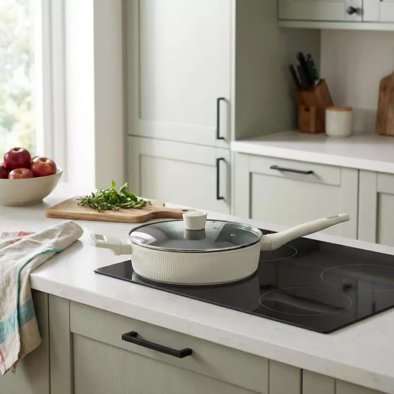 Russell Hobbs RH03871C Cote 28 cm sauteuse, crème