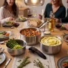 Russell Hobbs RH04034 roestvrij staal 4-delige Smart Clip-pannenset