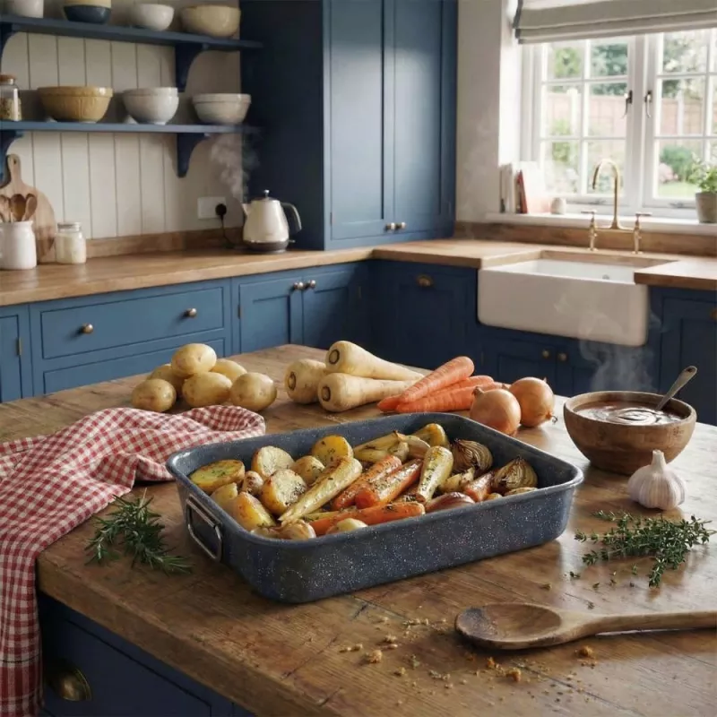 Russell Hobbs RH04097 Nightfall Stone braadslede en rooster