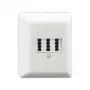 RUTENBECK TAE 3x6 NFN opbouw telefoonaansluitdoos, zuiverwit