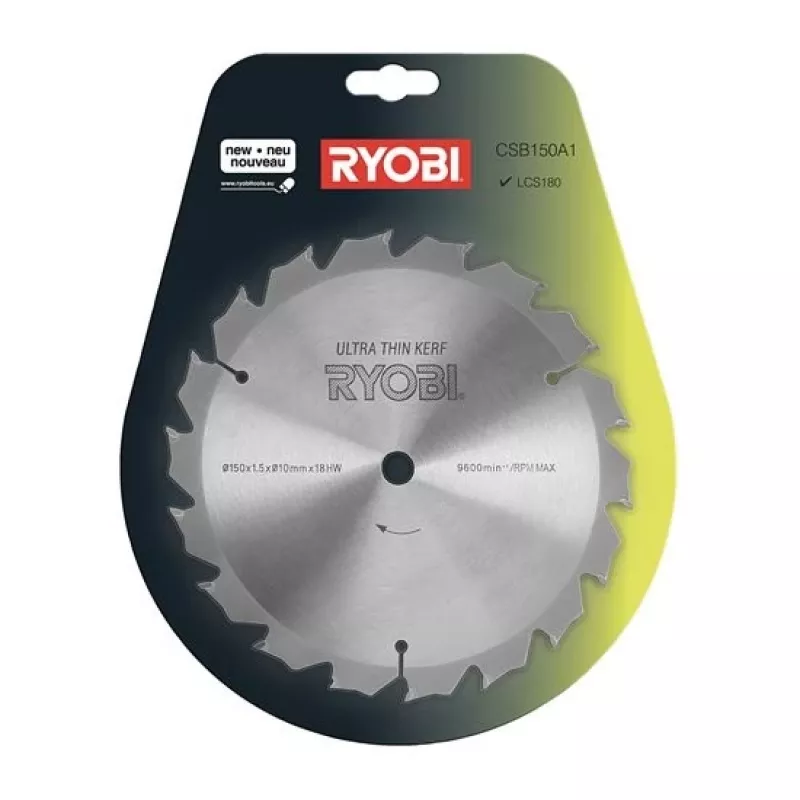 Ryobi CSB150A1 150mm TCT cirkelzaagblad 18T