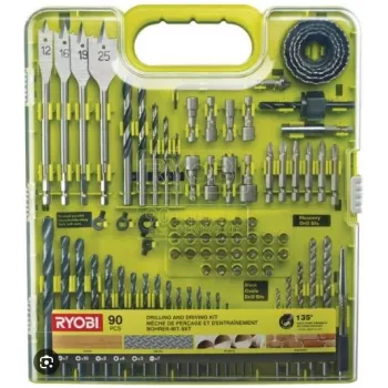 Ryobi boor- en schroefaccessoireset, 90-delig