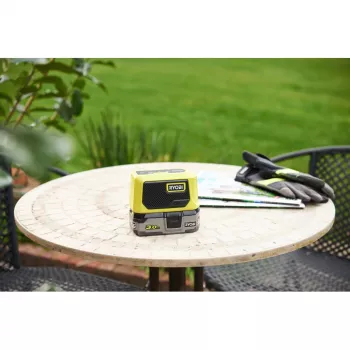 RYOBI ONE+ 18V Bluetooth-miniluidspreker (groen/zwart, alleen machine)