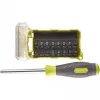 RYOBI schroevendraaier RSD17PCS, met 17-delige bitset (groen/grijs)