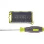 RYOBI schroevendraaier RSD17PCS, met 17-delige bitset (groen/grijs)