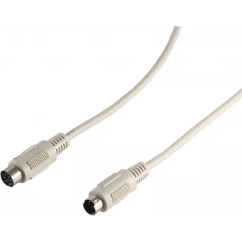 S CONN MAXIMUM CONNECTIVITY ShiverPeaks PS/2-verlengkabel, 6-polige Mini DIN-stekker naar bus, 3,0 m, zwart 78106-3