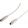 S CONN MAXIMUM CONNECTIVITY ShiverPeaks PS/2-verlengkabel, 6-polige Mini DIN-stekker naar bus, 3,0 m, zwart 78106-3