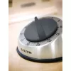 Salter 338 SSBKXR15 RVS mechanische timer - 60-minuten opwindtimer met akoestisch signaal, zilver