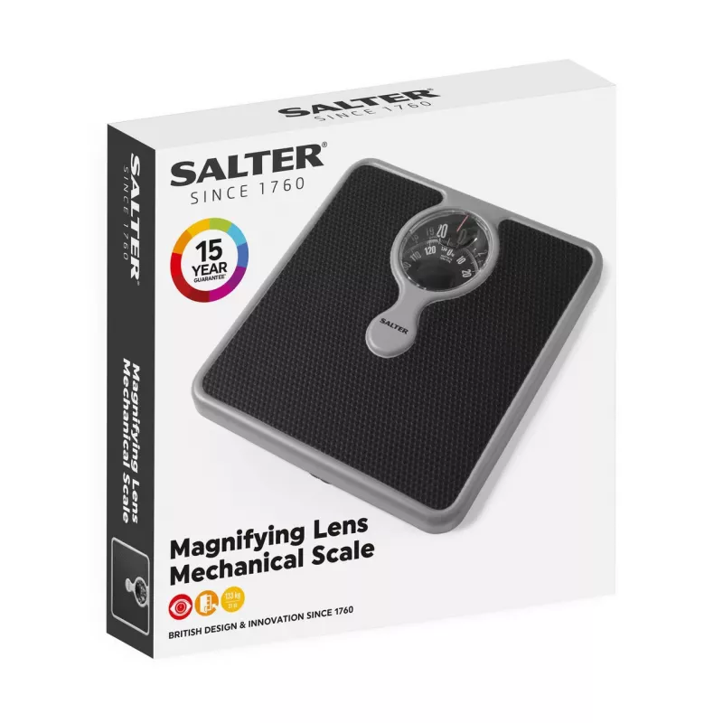 Salter 484 SFEU12 Magnifying Lens badkamer compacte mechanische weegschaal