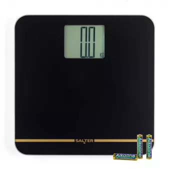Salter 9075 BGFEU12 Max personenweegschaal, zwart/goud