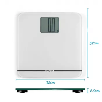 Salter 9075 WFEU12 Max elektronische personenweegschaal, wit