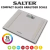 Salter 9113 GFEU12 Compact Glass Analyser badkamerweegschaal, grijs