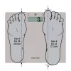Salter 9113 GFEU12 Compact Glass Analyser badkamerweegschaal, grijs