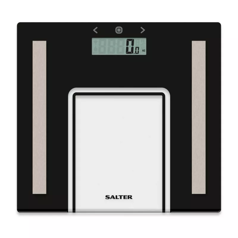 Salter 9128 BFEU12 glazen analyseweegschaal, zwart