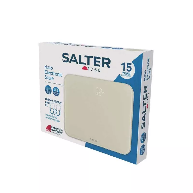 Salter 9204 CFEU12 Halo personenweegschaal, crème