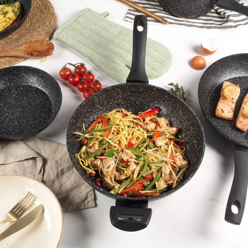 Salter BW05753S2EU7 Megastone 28cm wok