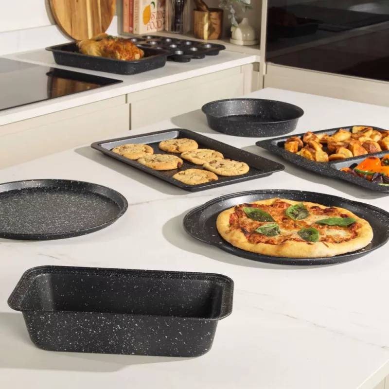 Salter BW070371EU7 Marblestone 27cm cakevorm, zilver