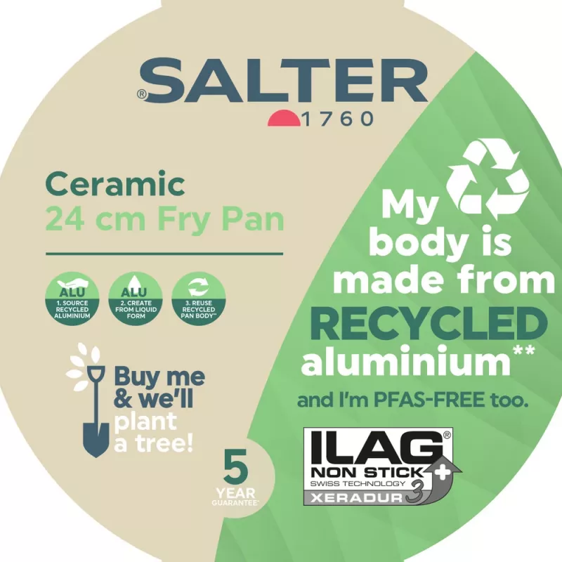 Salter BW12871EU7 keramische koekenpan 24 cm
