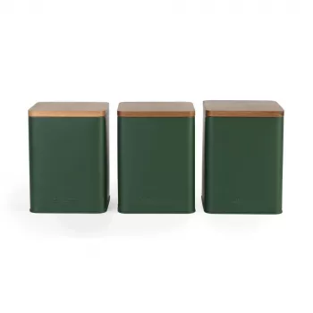 Salter BW12898G Toronto 3-delige voorraaddozen set, groen