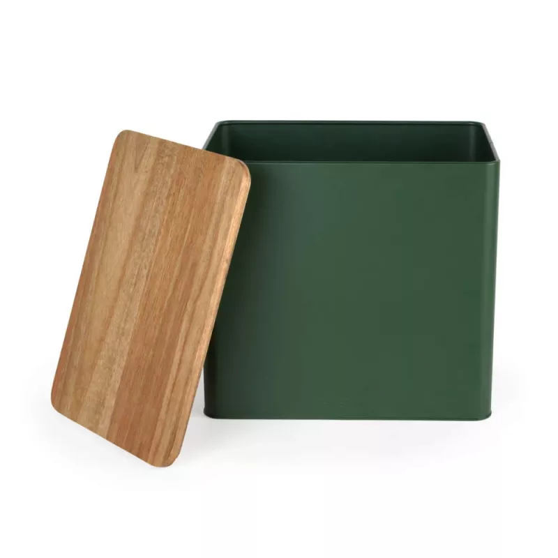 Salter BW12899G Toronto broodtrommel, groen/hout