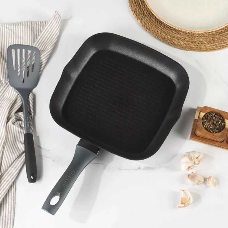 Salter BW13594DU Megastone Excellence 28cm grillpan, grijs