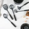 Salter BW13601DU Excellence 5-delige keukengerei set met draaiende standaard, zwart en zilver