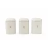Salter BW13729OEU7 Pebble 3-delige voorraaddozen set stone, beige