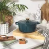 Salter BW13771GR Chester 3,4L gietijzeren braadpan 24 cm, groen