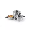 Salter BW14354 Stack-In roestvrij staal 3-delige (16/22/24 cm) pannenset