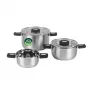 Salter BW14354 Stack-In roestvrij staal 3-delige (16/22/24 cm) pannenset