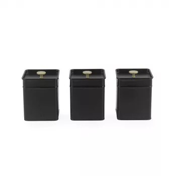 Salter BW14370 Alchemy 3-delige voorraadpot set, zwart