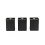 Salter BW14370 Alchemy 3-delige voorraadpot set, zwart