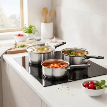 Salter BW14627 Expert 3-delige pannenset (16/18/20 cm)