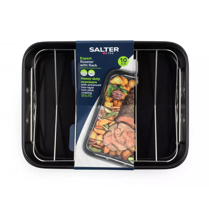Salter BW14767 Expert 34 cm braadpan met rooster